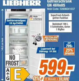 Expert Liebherr gefrierschrank gn 46ve05 Angebot