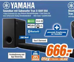 Expert Yamaha soundbar mit subwoofer true x-bar 50a Angebot