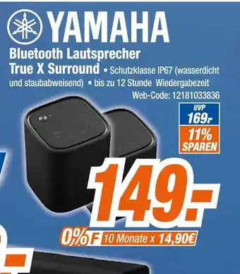 Expert Yamaha bluetooth lautsprecher true x surround Angebot