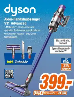 Expert Dyson akku-handstaubsauger v11 advanced Angebot