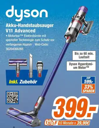 Expert Dyson akku-handstaubsauger v11 advanced Angebot