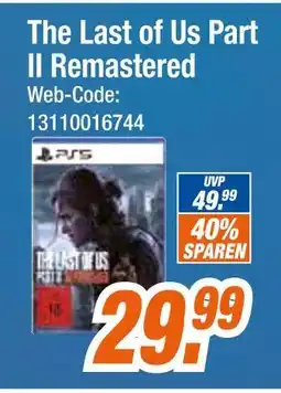 Expert Playstation the last of us part ii remastered Angebot