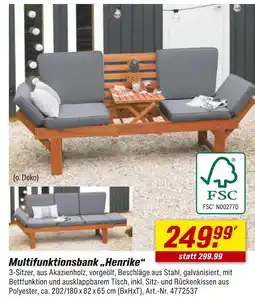 toom Baumarkt Fsc multifunktionsbank henrike Angebot