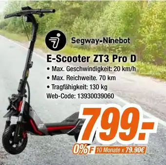 Expert Segway-ninebot e-scooter zt3 pro d Angebot