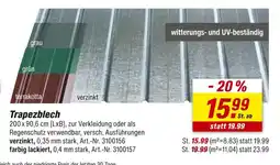 toom Baumarkt Trapezblech Angebot