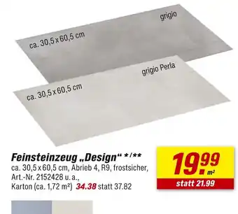 toom Baumarkt Feinsteinzeug design Angebot