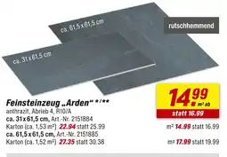 toom Baumarkt Feinsteinzeug „arden“ Angebot