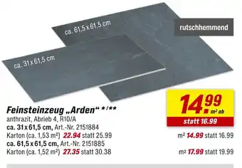 toom Baumarkt Feinsteinzeug „arden“ Angebot