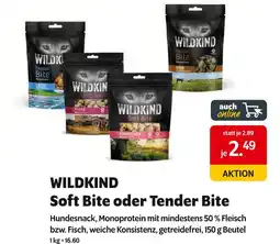 Das Futterhaus Wildkind soft bite oder tender bite Angebot