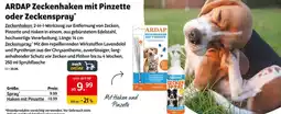 Das Futterhaus Ardap zeckenhaken mit pinzette oder zeckenspray Angebot
