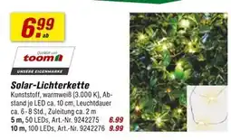 toom Baumarkt Toom solar-lichterkette Angebot