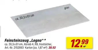 toom Baumarkt Feinsteinzeug „legno“ Angebot