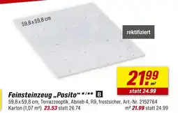toom Baumarkt Feinsteinzeug „posito“ Angebot
