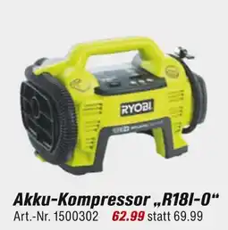 toom Baumarkt Ryobi akku-kompressor „r18i-o“ Angebot