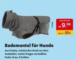 Das Futterhaus Trixie bademantel für hunde Angebot