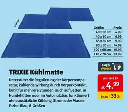 Das Futterhaus Trixie kühlmatte Angebot