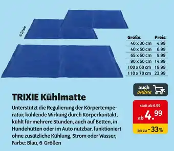 Das Futterhaus Trixie kühlmatte Angebot