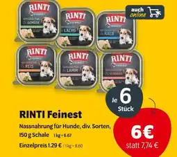Das Futterhaus Rinti feinest Angebot