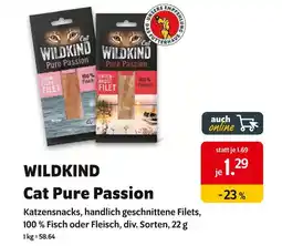 Das Futterhaus Wildkind cat pure passion Angebot