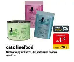 Das Futterhaus Catz finefood nassnahrung für katzen Angebot