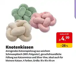 Das Futterhaus Knotenkissen Angebot