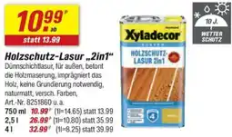 toom Baumarkt Xyladecor Holzschutz-Lasur „2in1" Angebot