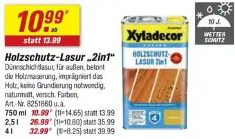 toom Baumarkt Xyladecor Holzschutz-Lasur „2in1" Angebot
