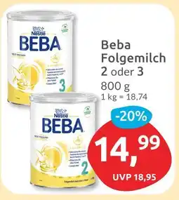Budni Nestlé beba folgemilch 2 oder 3 Angebot