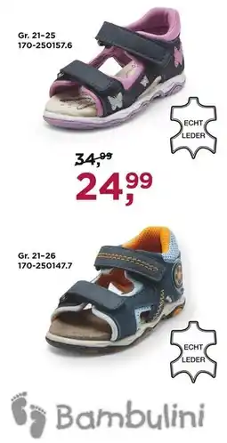 Reno Bambulini kinder sandalen Angebot