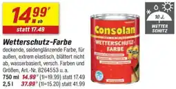 toom Baumarkt Consolan Wetterschutz-Farbe Angebot