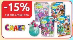 Budni Craze -15% auf alle artikel von craze Angebot