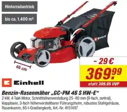 toom Baumarkt Einhell Benzin-Rasenmäher ,,GC-PM 46 S HW-E" Angebot