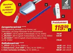 toom Baumarkt Garagentorantrieb Angebot