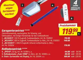 toom Baumarkt Garagentorantrieb Angebot