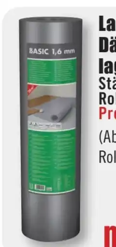 B1 Discount Baumarkt Laminat-Dämmunterlage Basic Angebot