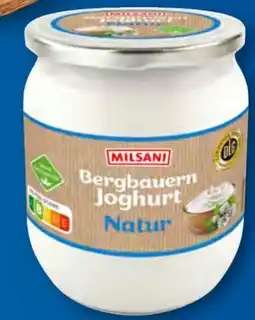 Aldi Süd Milsani Bergbauern-Naturjoghurt Angebot
