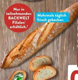 Aldi Süd Meine Backwelt Rustikales Baguette Angebot