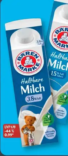 Aldi Süd Bärenmarke H-Milch Angebot