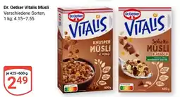 Globus Dr. Oetker Vitalis Müsli Angebot