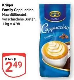 Globus Krüger Family Cappuccino Angebot