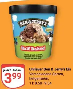 Globus Unilever Ben & Jerry's Eis Angebot