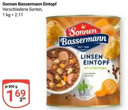 Globus Sonnen Bassermann Eintopf Angebot