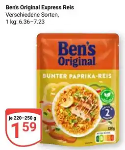 Globus Ben's Original Express Reis Angebot