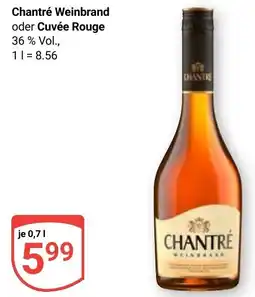 Globus Chantré Weinbrand oder Cuvée Rouge Angebot