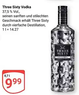 Globus Three Sixty Vodka Angebot