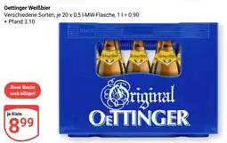 Globus Oettinger Weißbier Angebot
