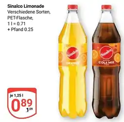 Globus Sinalco Limonade Angebot