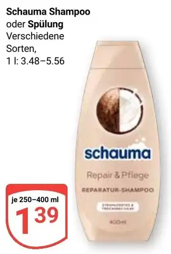 Globus Schauma Shampoo oder Spülung Angebot
