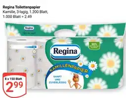 Globus Regina Toilettenpapier Angebot