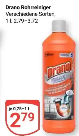 Globus Drano Rohrreiniger Angebot